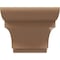Ekena Millwork 11"W x 22"D x 11"H Wide New Brighton Rough Cedar Woodgrain TimberThane Corbel, Primed Tan CORUR11X22X11NEBRCPR - alternate 3